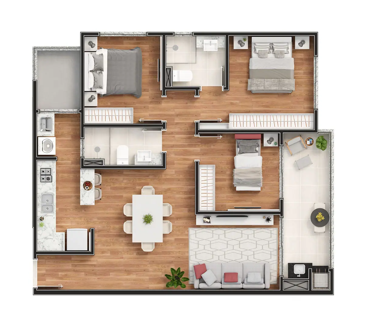 Residencial Barra Beach — foto 4