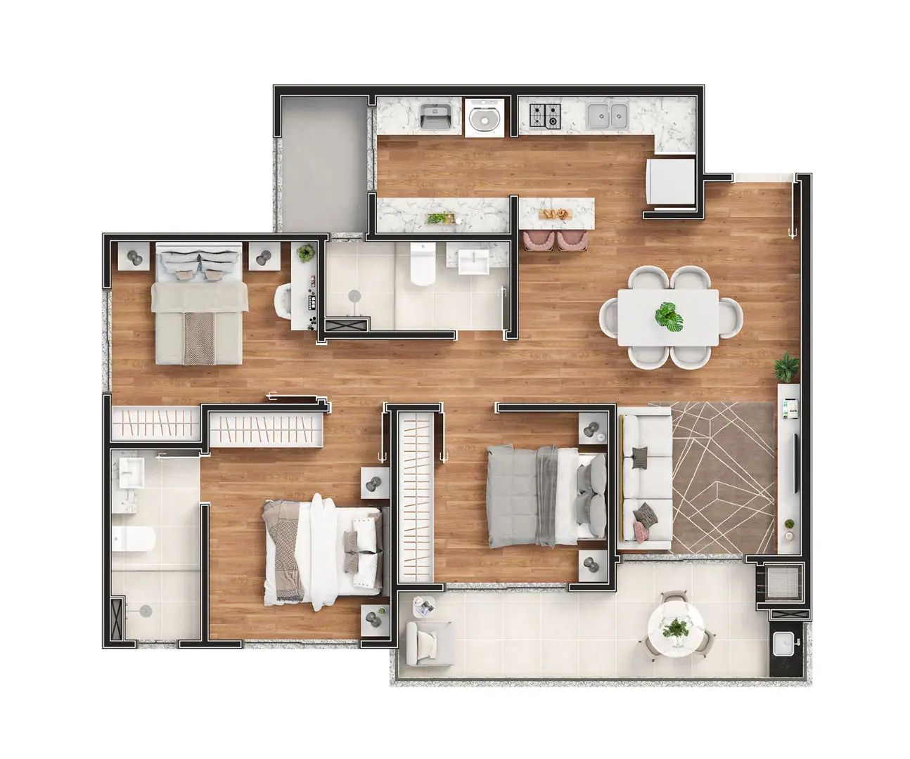 Residencial Barra Beach — foto 6